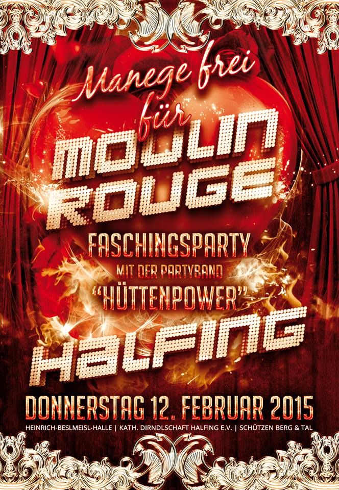 Faschingsparty: Manege frei f�r Moulin Rouge