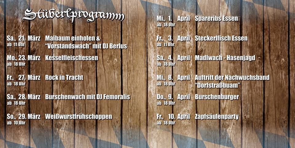 Maibaumstberl Poing (tglicher Httnbetrieb) Tag 18