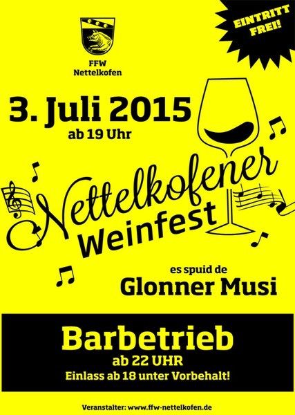 Weinfest Nettelkofen