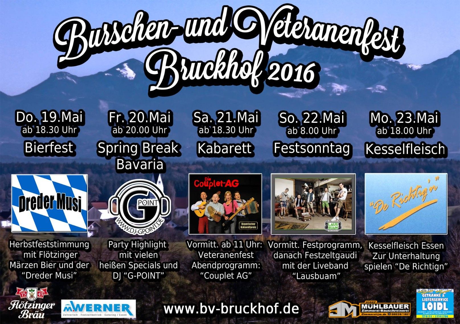 Burschen- und Veteranenfest – Kabarett: Couplet AG