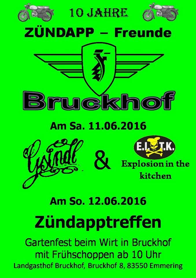 10-jhriges Grndungsfest  Zndapptreffen
