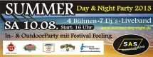  Summer Day & Night Vol.2 mit 7 DJ's und Live-Band Rockwave