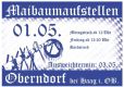  Maibaumaufstellen in Oberndorf Mittagstisch ab 12:00 Uhr Umzug ab 13:30 Uhr