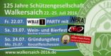 SG Walkersaich 125-jhriges Grndungsfest  Welle1-Party